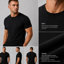 CAMISETA DE ALGODÃO MANGA CURTA  BORDADA BRAVTO
