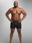 Kit com 5 Cueca Boxer Long Plus Size Antimicrobiana BRAVTO