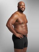 Kit com 5 Cueca Boxer Long Plus Size Antimicrobiana BRAVTO