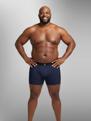 Kit com 5 Cueca Boxer Long Plus Size Antimicrobiana BRAVTO