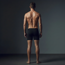 Kit com 5 Cueca Boxer Long Antimicrobiana Preta e Marinho BRAVTO