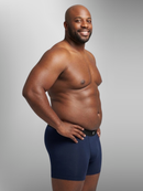 Kit com 5 Cueca Boxer Long Plus Size Antimicrobiana BRAVTO