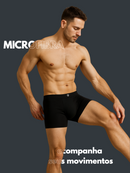 Cueca Boxer Microfibra Classic Azul Marinho BRAVTO - Bravto Group