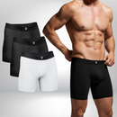Kit com 3 Cueca Boxer Long Antimicrobiana BRAVTO