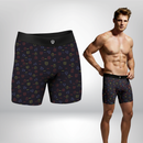 Kit 5 Cueca Boxer Long Estampas Digitais BRAVTO