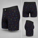 Kit 5 Cueca Boxer Long Estampas Digitais BRAVTO