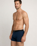 Kit com 10 Cueca Boxer Microfibra Classic Azul, Chumbo e Preto BRAVTO