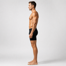 Kit com 3 Cueca Boxer Long Antimicrobiana Preta BRAVTO