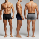 Kit com 10 Cueca Boxer Microfibra Classic Azul, Chumbo e Preto BRAVTO - Bravto Group