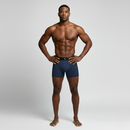 Kit com 10 Cueca Boxer Microfibra Classic Azul, Chumbo e Preto BRAVTO - Bravto Group